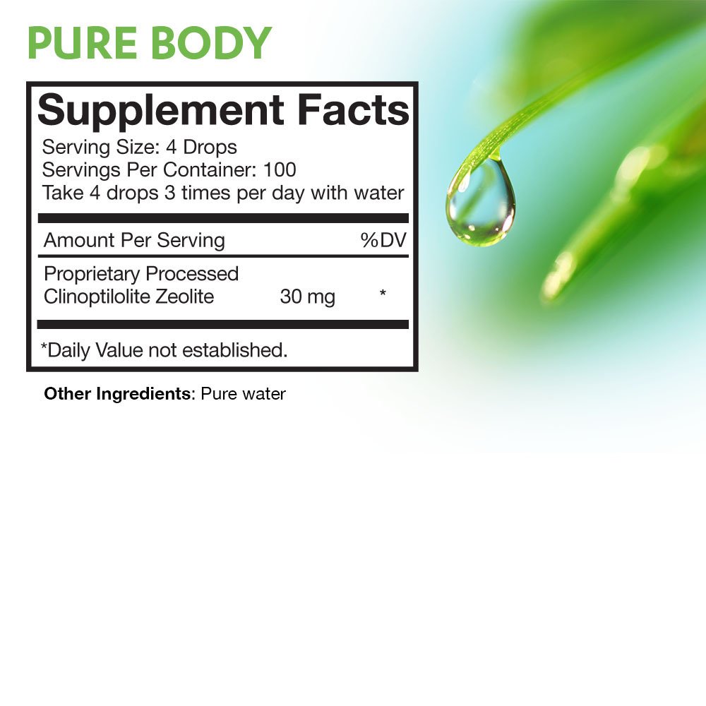 pure body zeolite ingredients