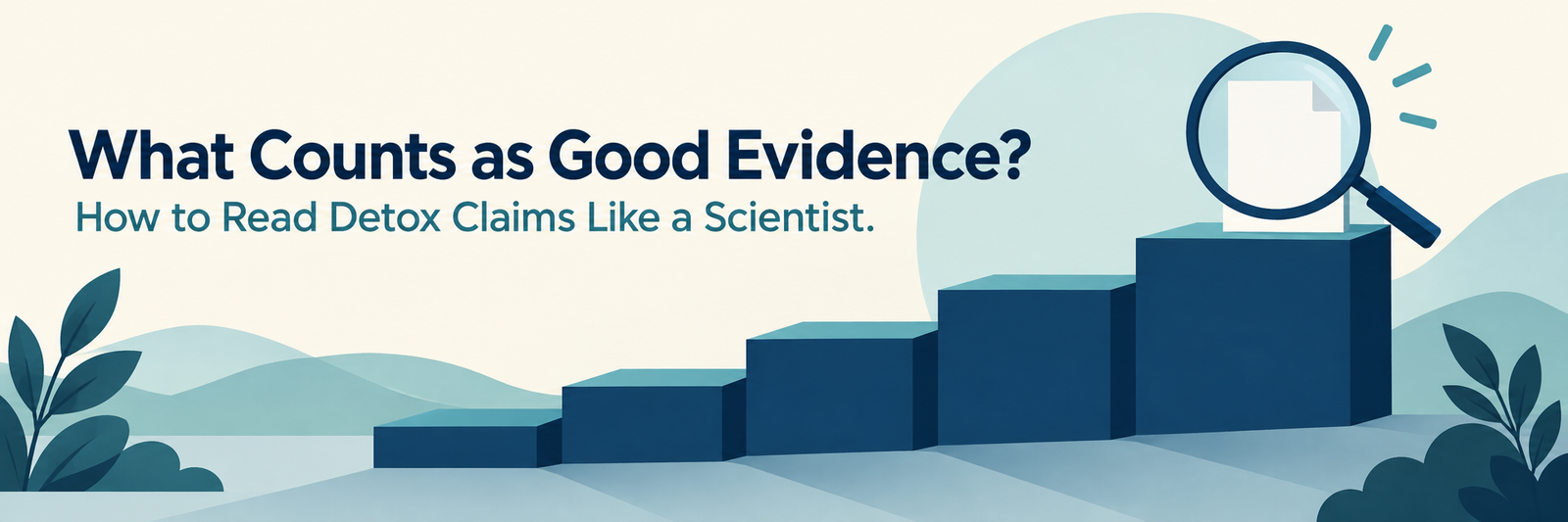 What counts as good evidence for a detox supplement?